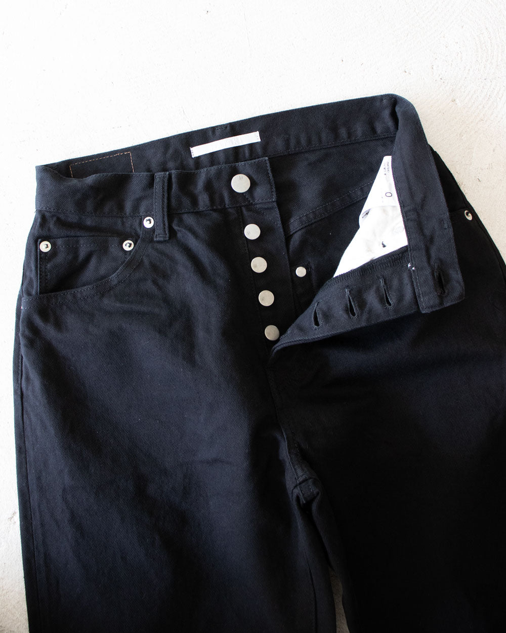 HATSKI Loose Tapered Washi Denim -Black- Denim01-W
