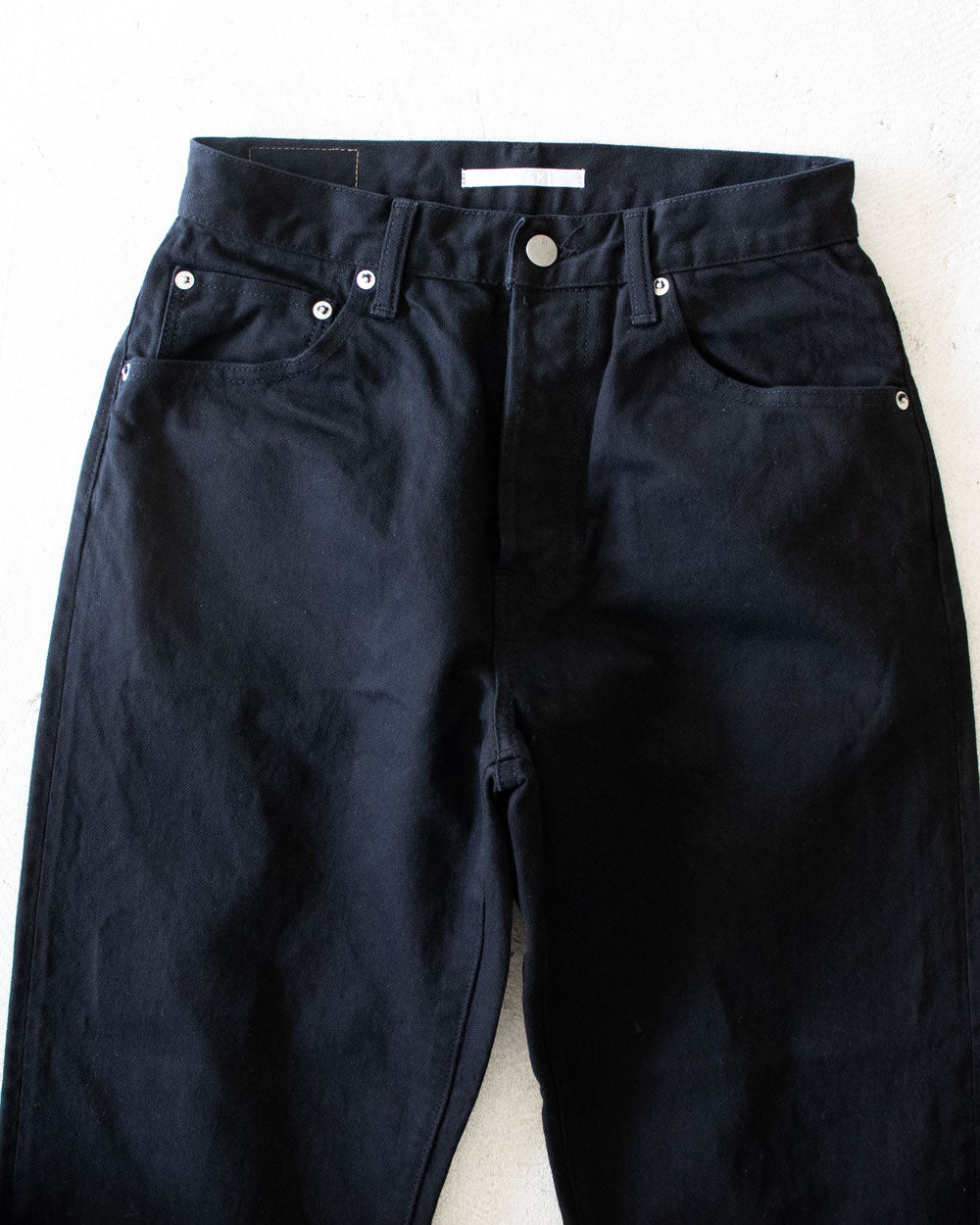 HATSKI Loose Tapered Washi Denim -Black- Denim01-W