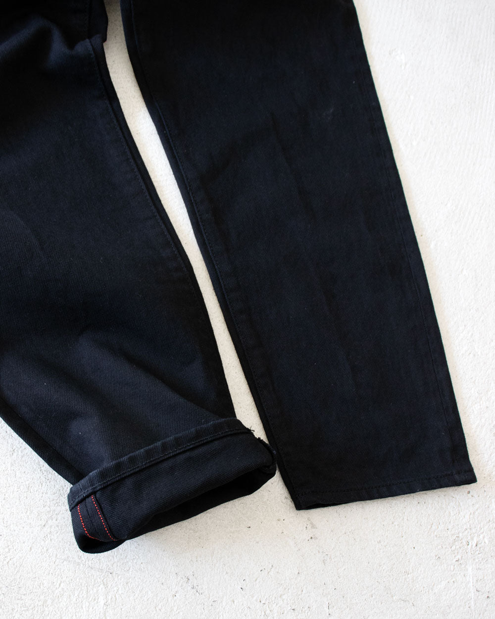 HATSKI Loose Tapered Washi Denim -Black- Denim01-W