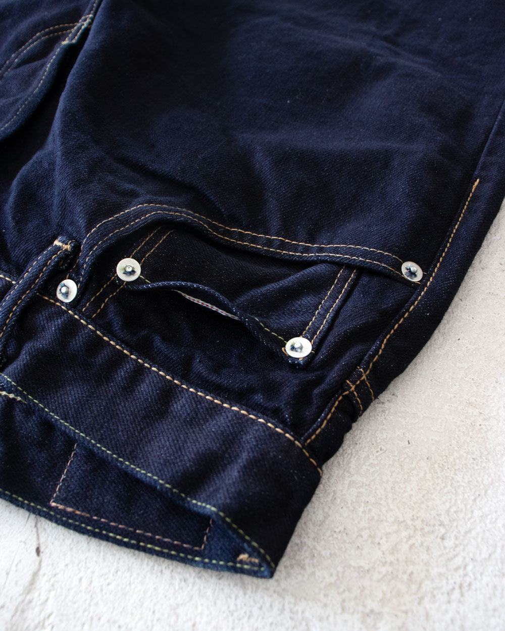 HATSKI　Loose Tapered Washi Denim Denim01-W