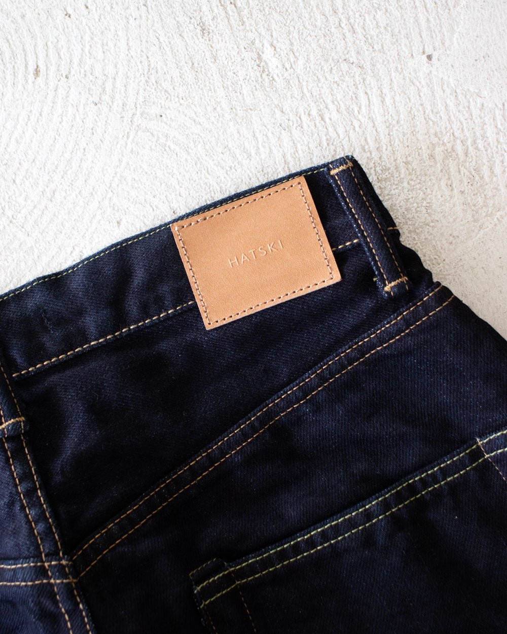 HATSKI　Loose Tapered Washi Denim Denim01-W