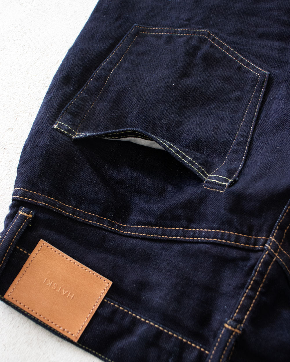 HATSKI　Loose Tapered Washi Denim Denim01-W