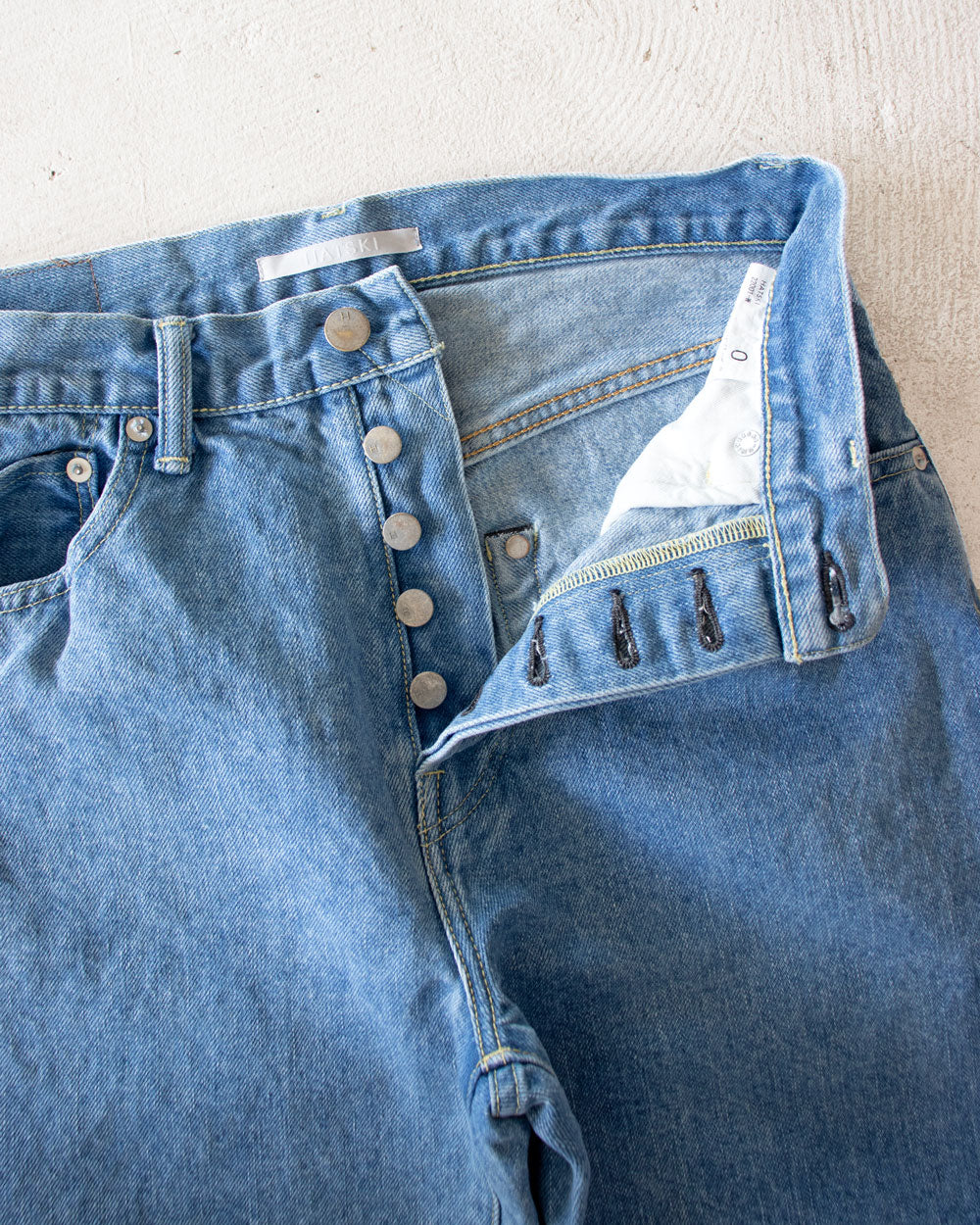 HATSKI　Loose Tapered Washi Denim Denim01-W