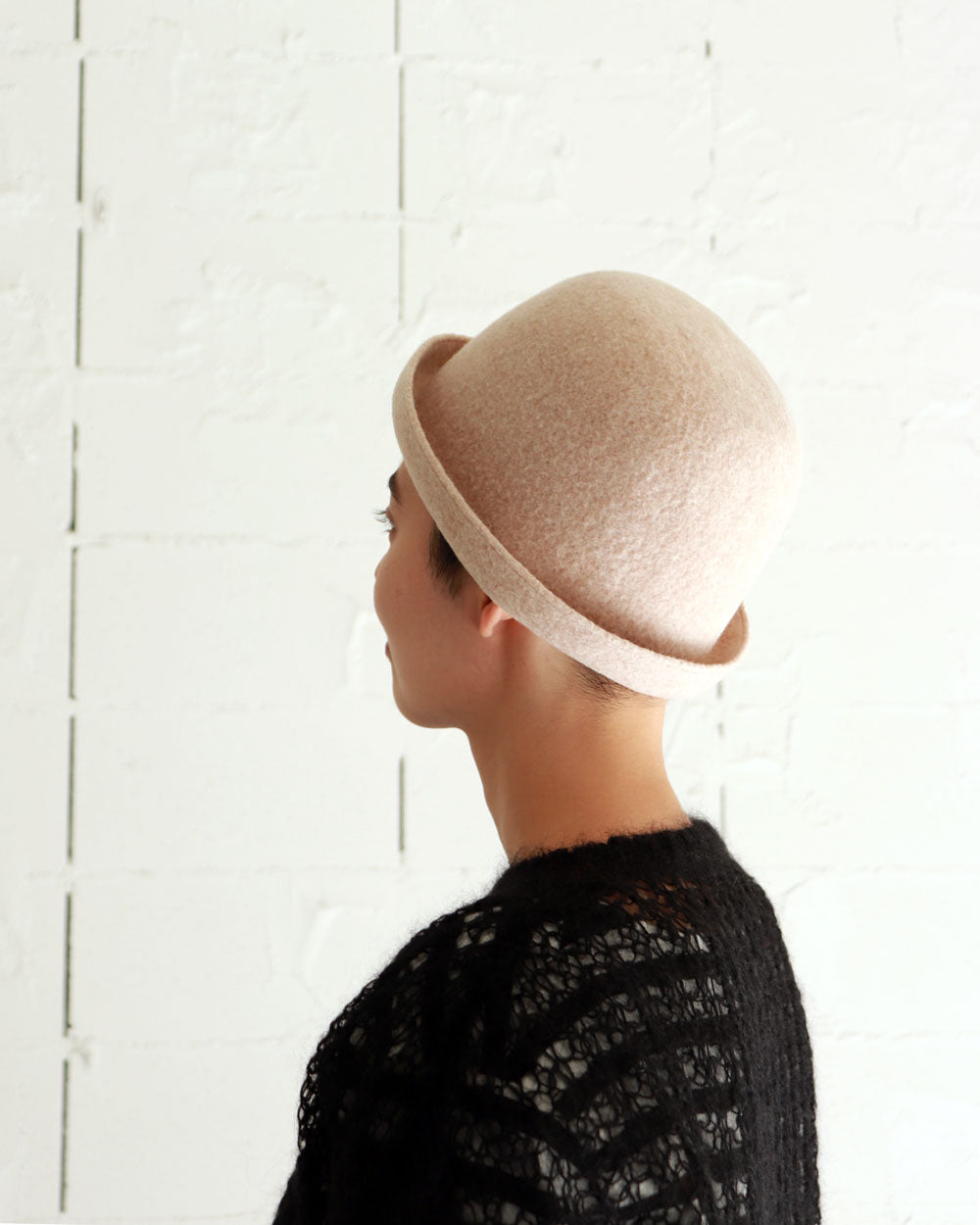 mature ha.　bell hat - lamb wool