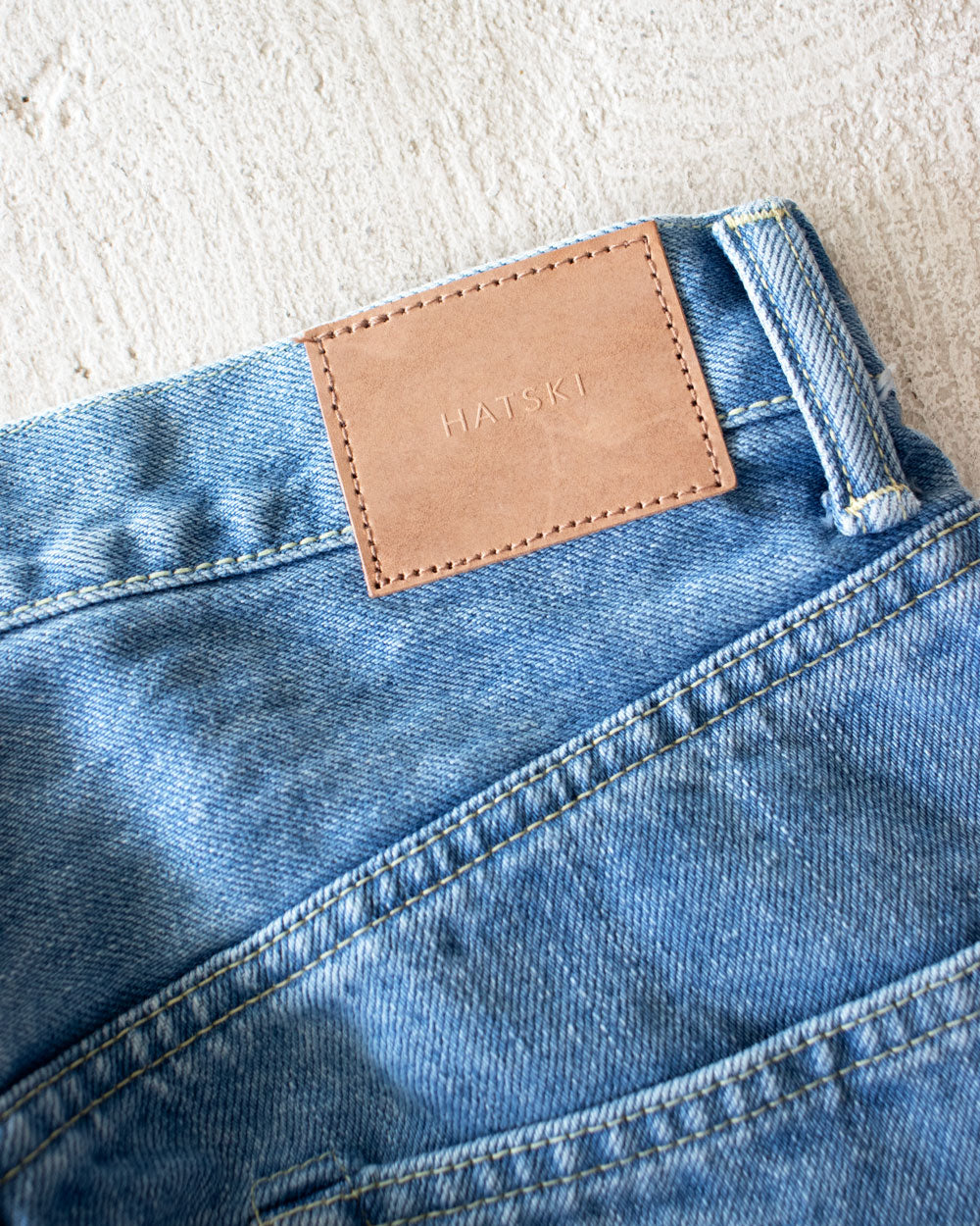 HATSKI　Loose Tapered Washi Denim Denim01-W