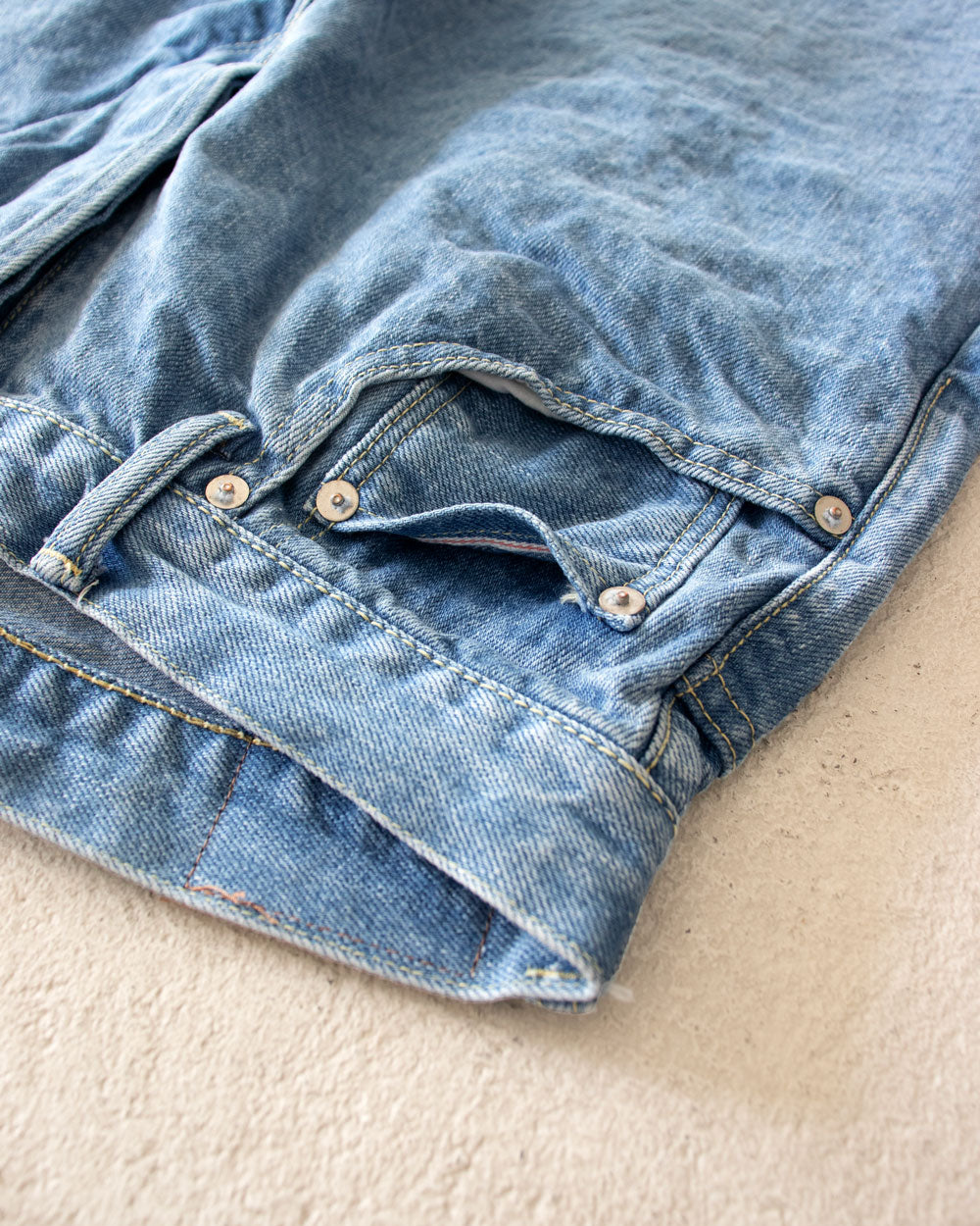 HATSKI　Wide Tapered Washi Denim Denim03-W