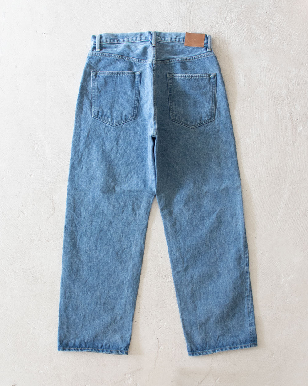 HATSKI　Wide Tapered Washi Denim Denim03-W