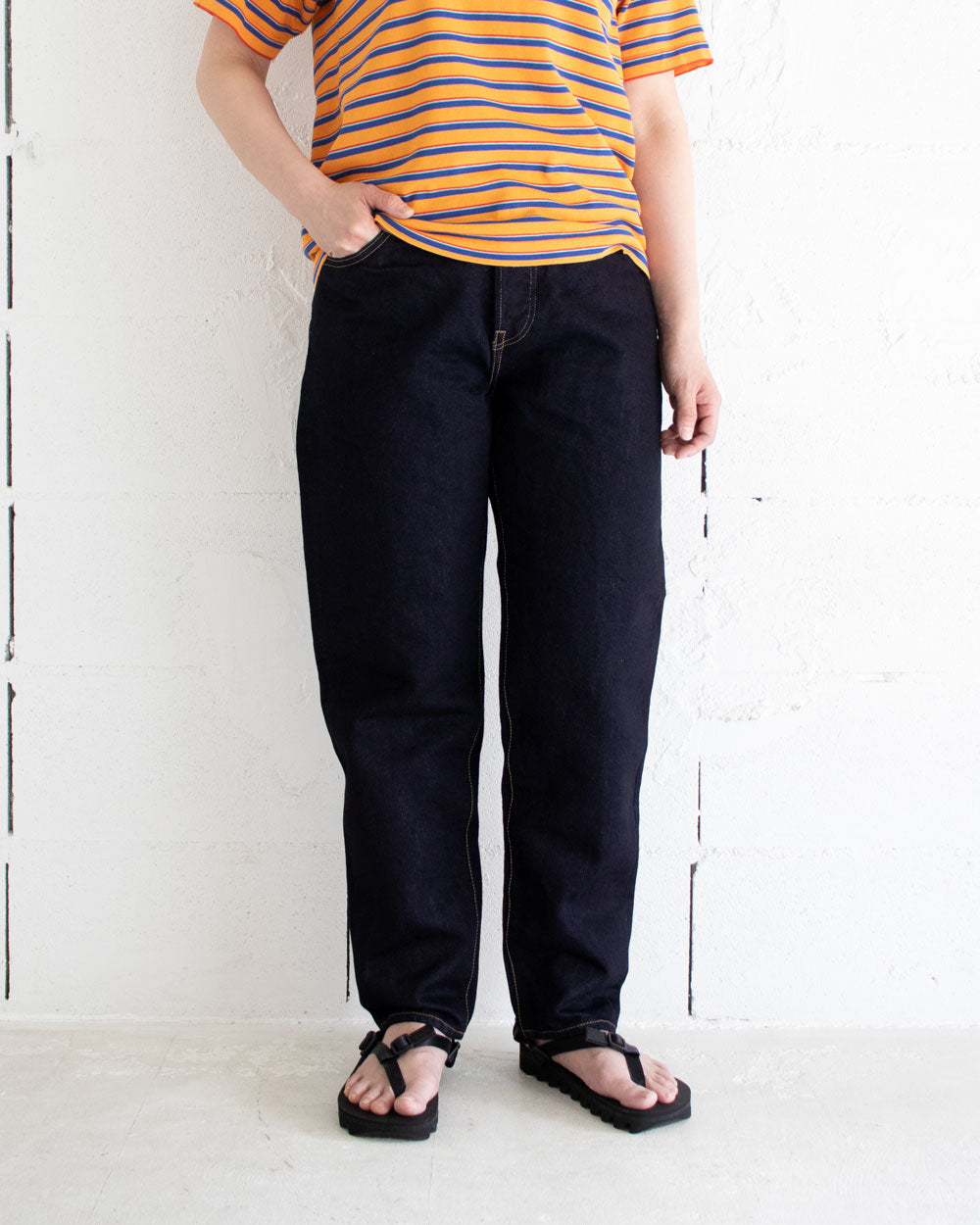 HATSKI　Loose Tapered Washi Denim Denim01-W
