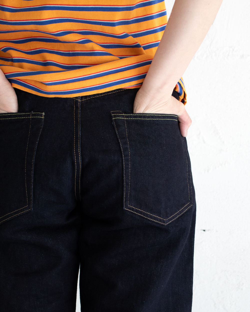 HATSKI　Loose Tapered Washi Denim Denim01-W