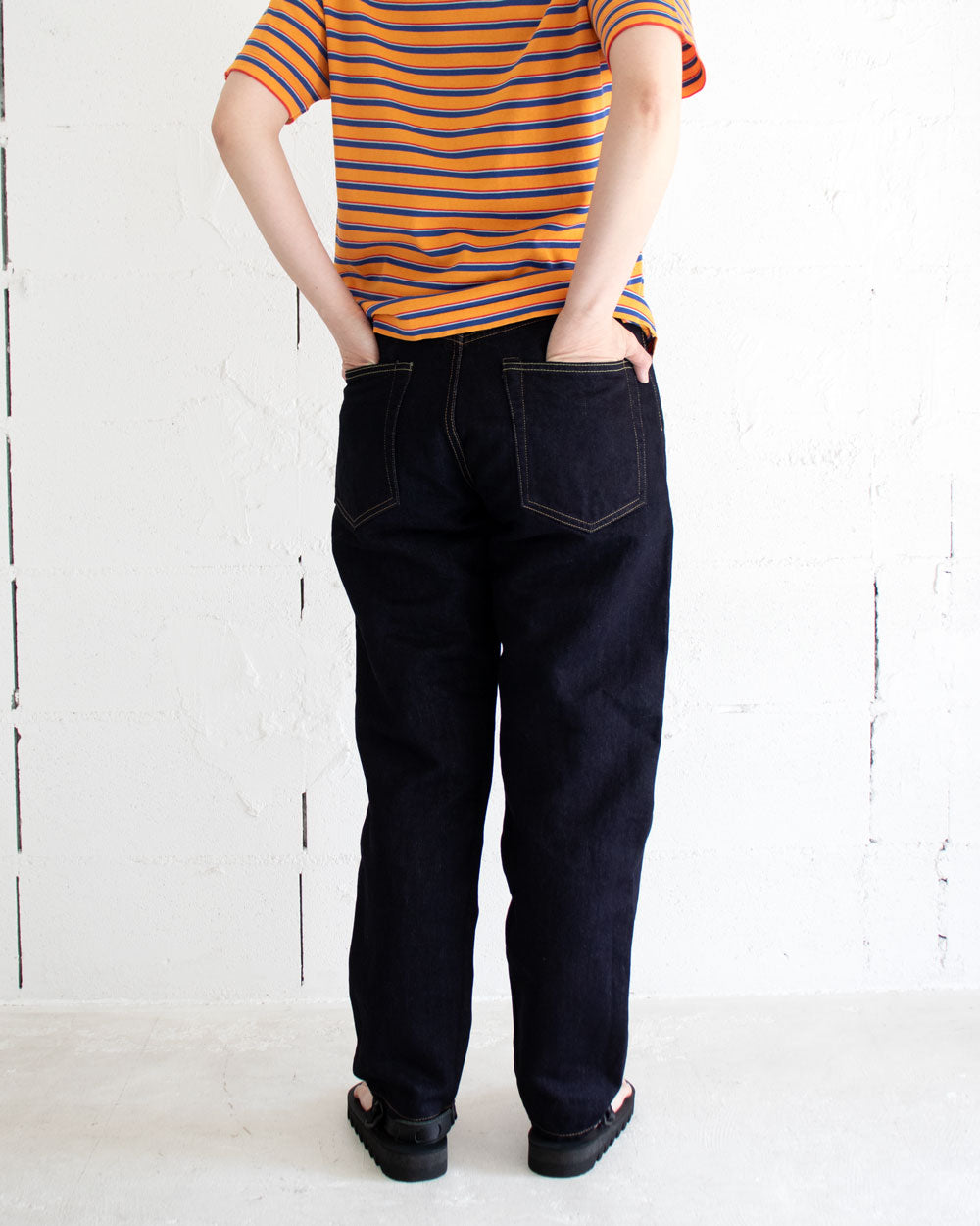 HATSKI　Loose Tapered Washi Denim Denim01-W