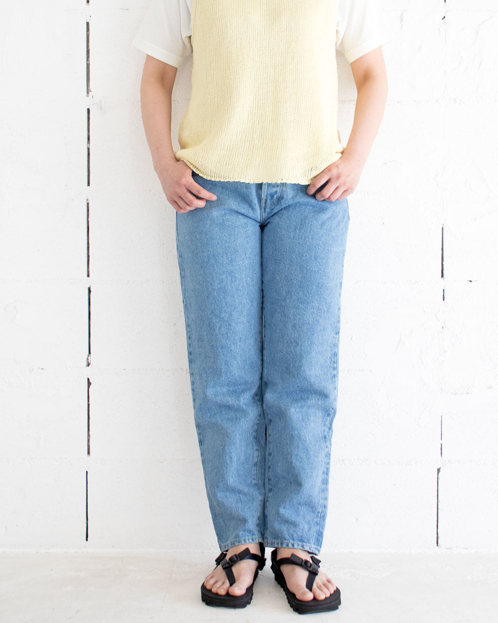 HATSKI　Loose Tapered Washi Denim Denim01-W