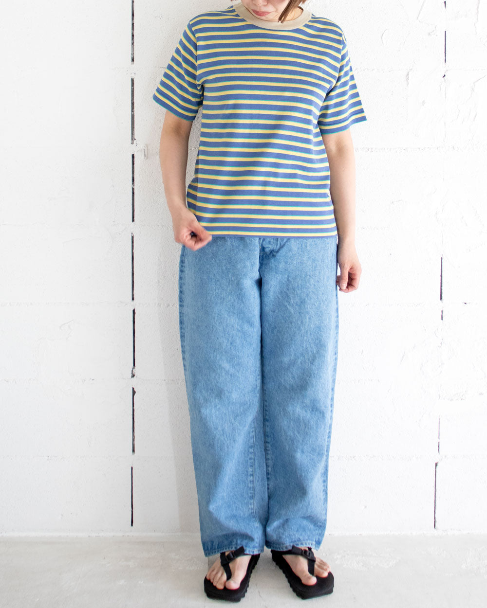 HATSKI　Wide Tapered Washi Denim Denim03-W