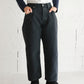 HATSKI Back Buckle Black Denim -Black-