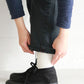 HATSKI Back Buckle Black Denim -Black-