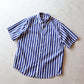 HATSKI Work Stripe S/S Shirt HTK-23003