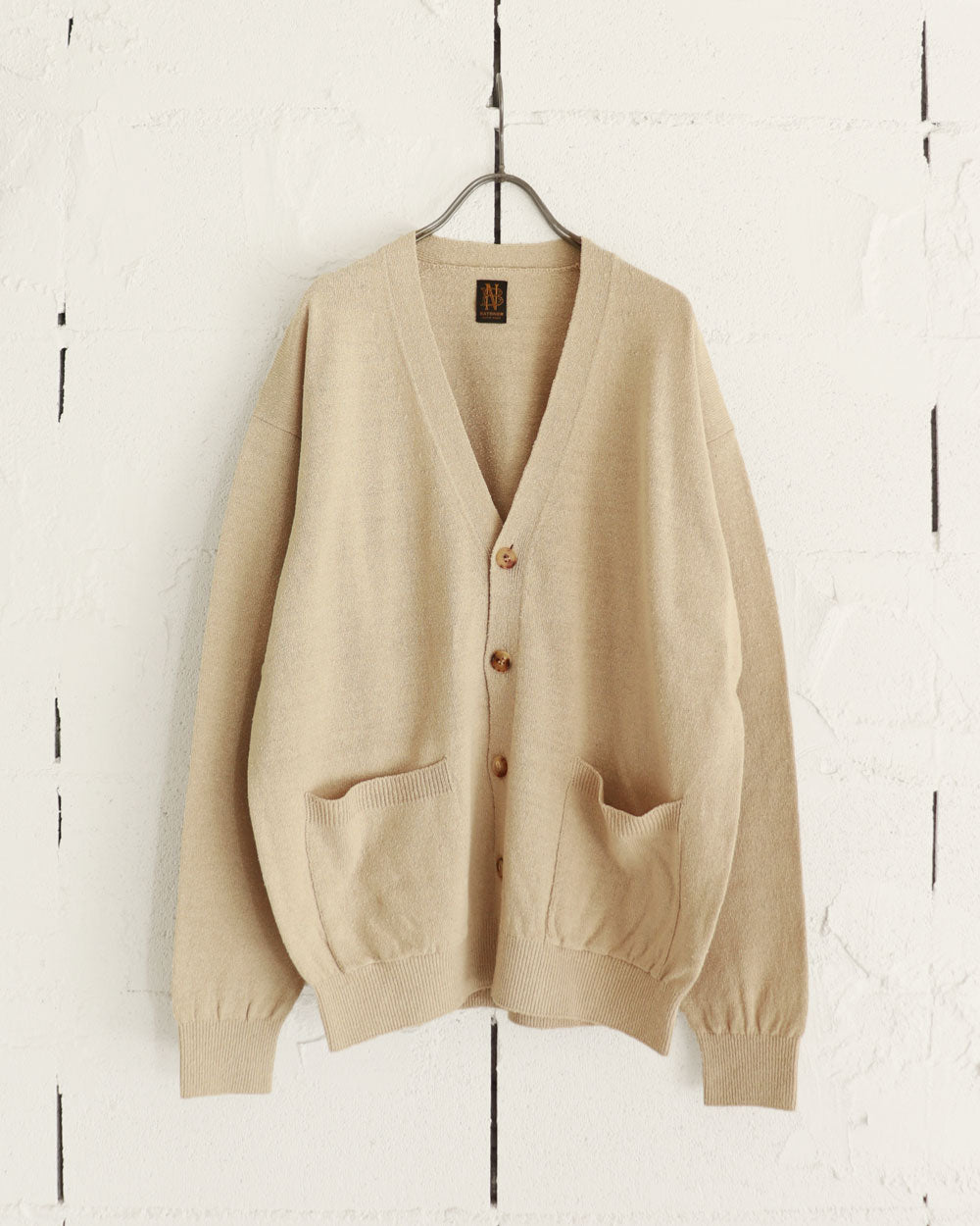 BATONER SILK V NECK CARDIGAN