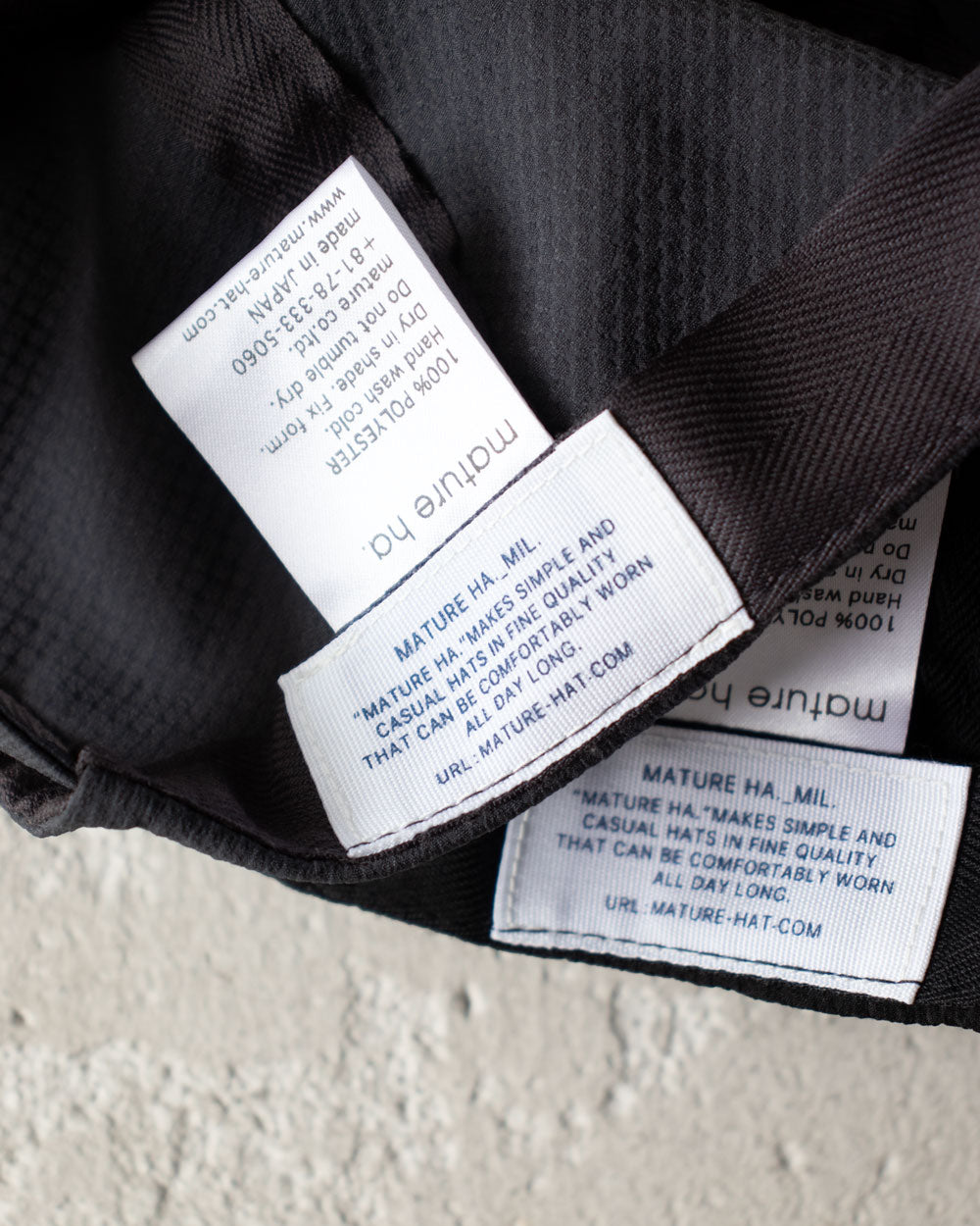 MATURE HA._MIL trainer cap low / solotex