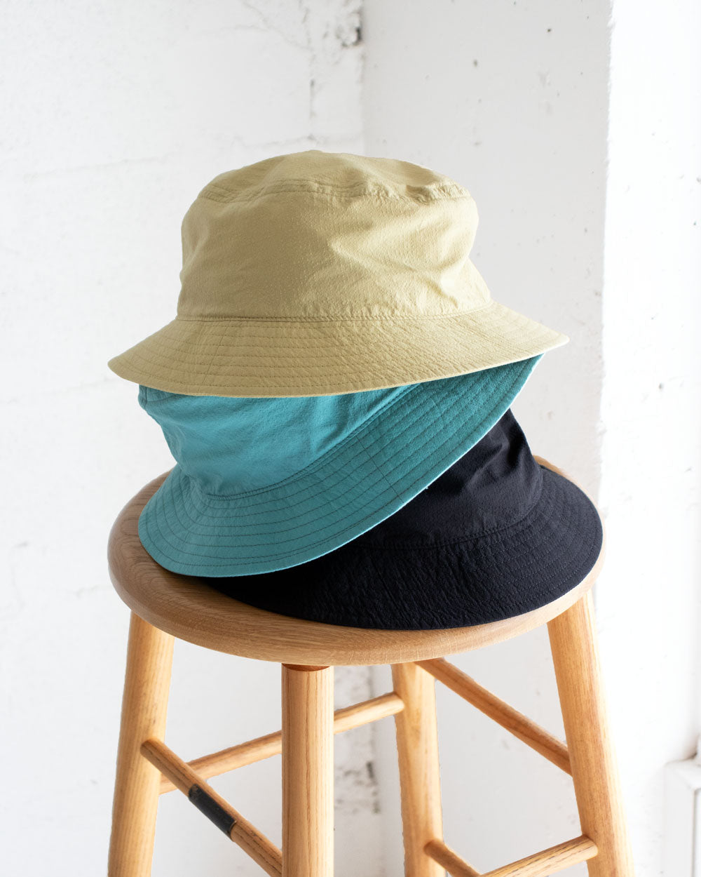 MATURE HA._MIL buket hat   ripstop washed