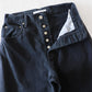 HATSKI Back Buckle Black Denim -Black-