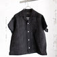 R＆D.M.Co- SHADING CHECK OPEN COLLAR SHIRT