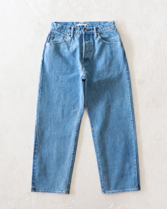 HATSKI Wide Tapered Denim -Used-IceBlue HTK-22003-U