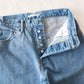 HATSKI Wide Tapered Denim -Used-IceBlue HTK-22003-U