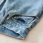 HATSKI Wide Tapered Denim -Used-IceBlue HTK-22003-U