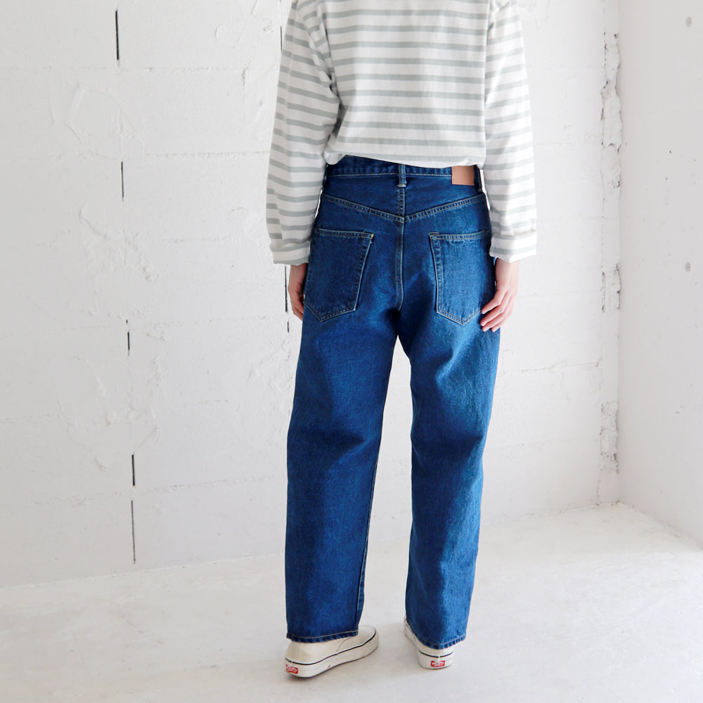 【新品未使用美品】SIWEM WIDE TAPERED DENIM ホワイト UNISEX 》HATSKI / Wide Tapered Denim ( ONE WA