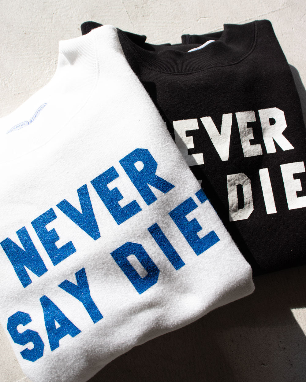 R＆D.M.Co-　NEVER SAY DIET SWEAT SHIRT