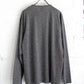 BATONER SLUB MIX SLEEPING LONG SLEEVE T-SHIRT
