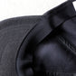MATURE HA._MIL trainer cap / linen canvas washed