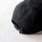 MATURE HA._MIL trainer cap / linen canvas washed