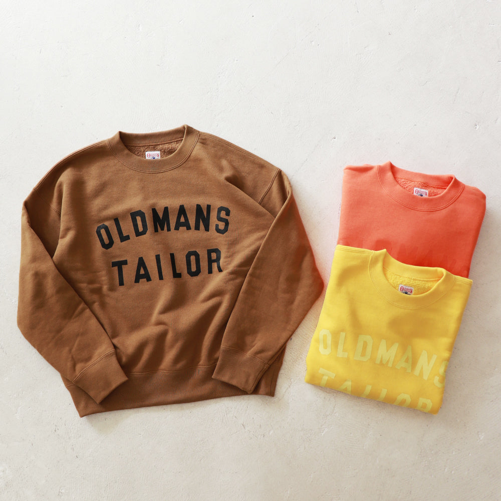 OLDMAN'S TAILOR OMT RUBBER PRINT CREW SWEAT