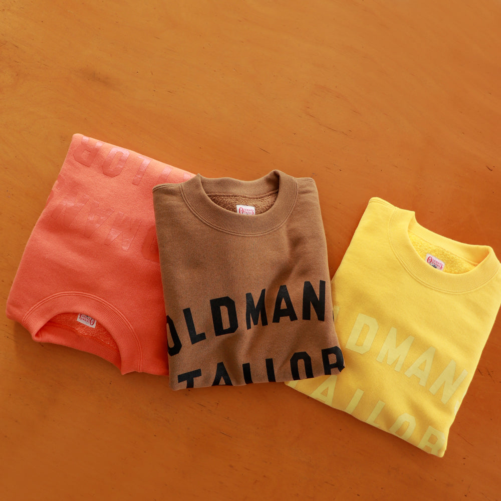 OLDMAN'S TAILOR OMT RUBBER PRINT CREW SWEAT