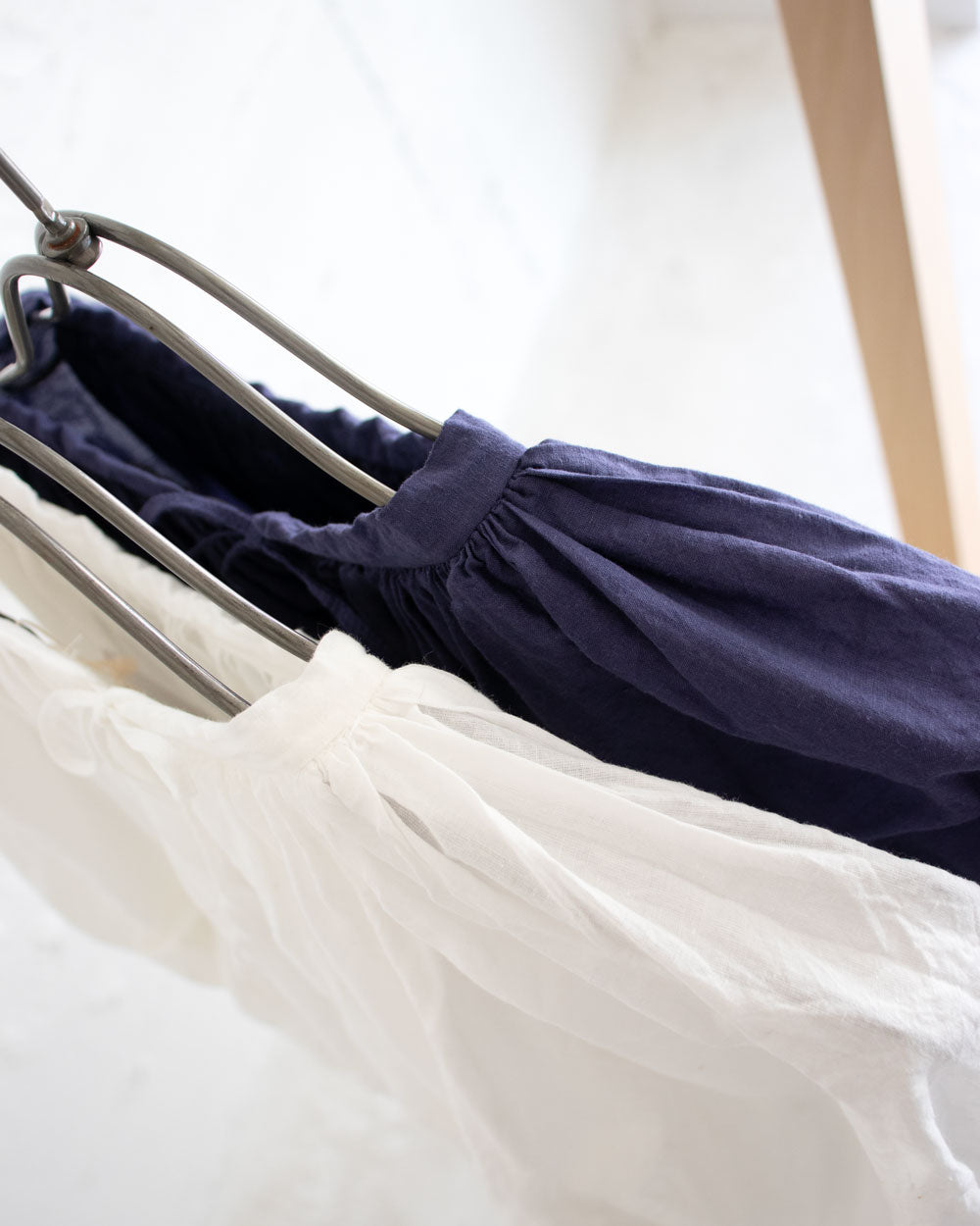 GARMENT DYE KHADI GATHER SMOCK