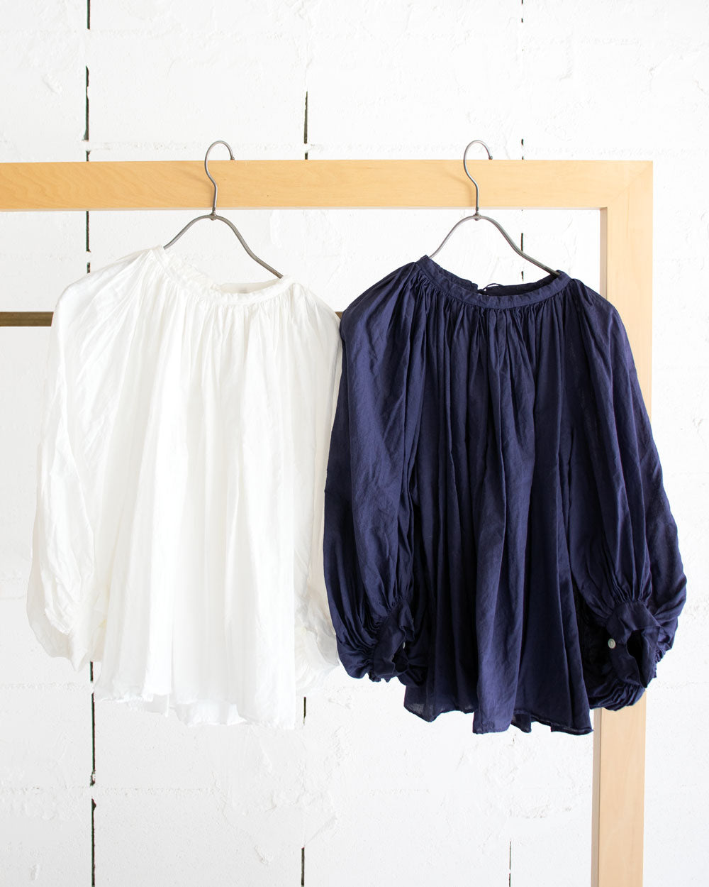 GARMENT DYE KHADI GATHER SMOCK