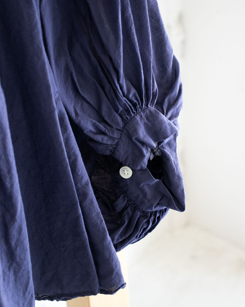 GARMENT DYE KHADI GATHER SMOCK
