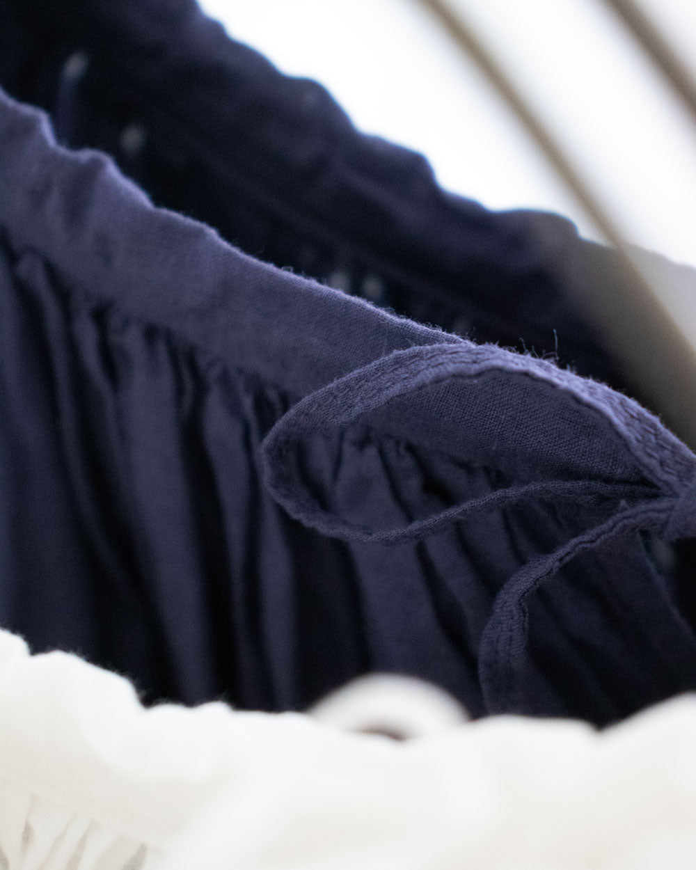 GARMENT DYE KHADI GATHER SMOCK