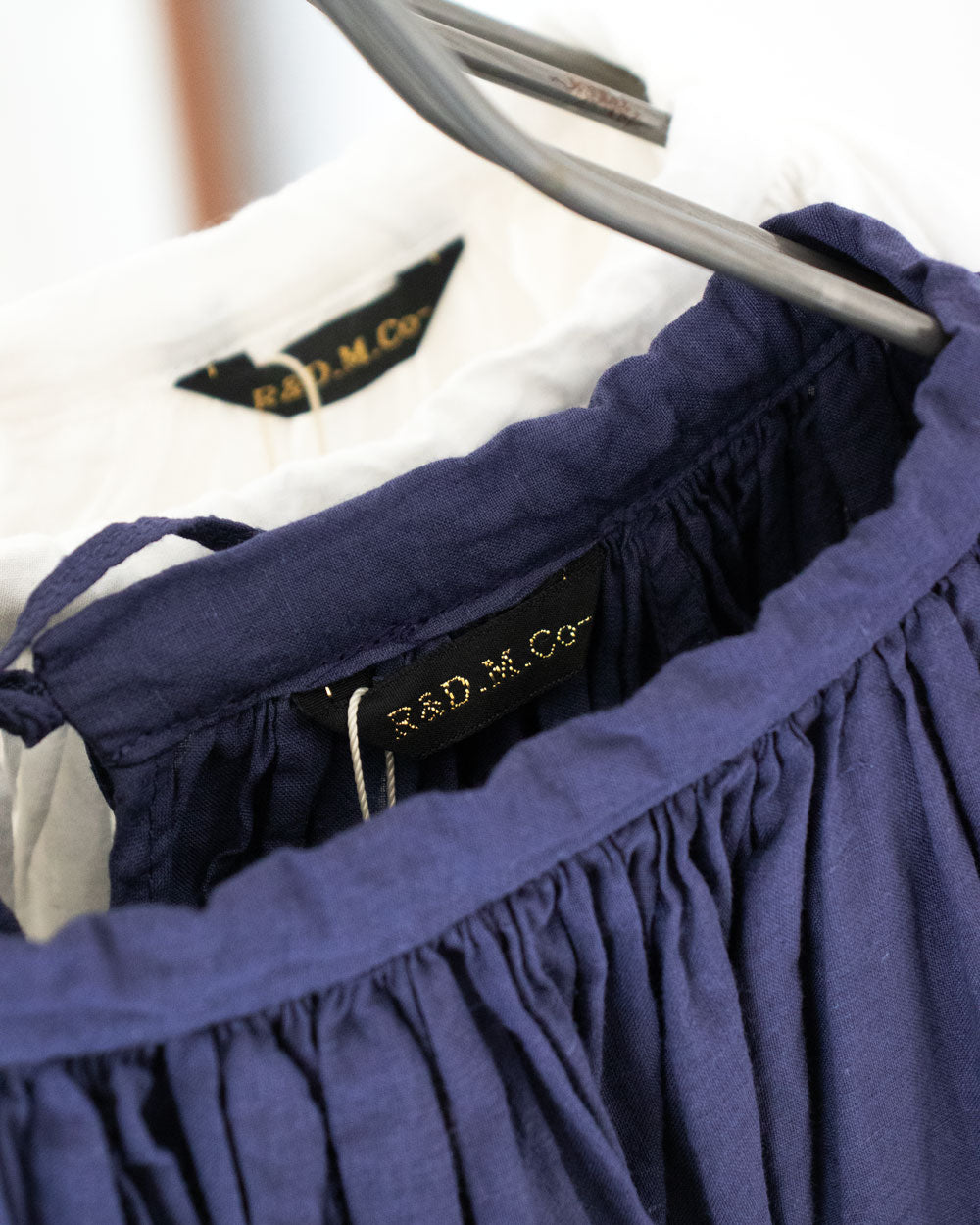 GARMENT DYE KHADI GATHER SMOCK