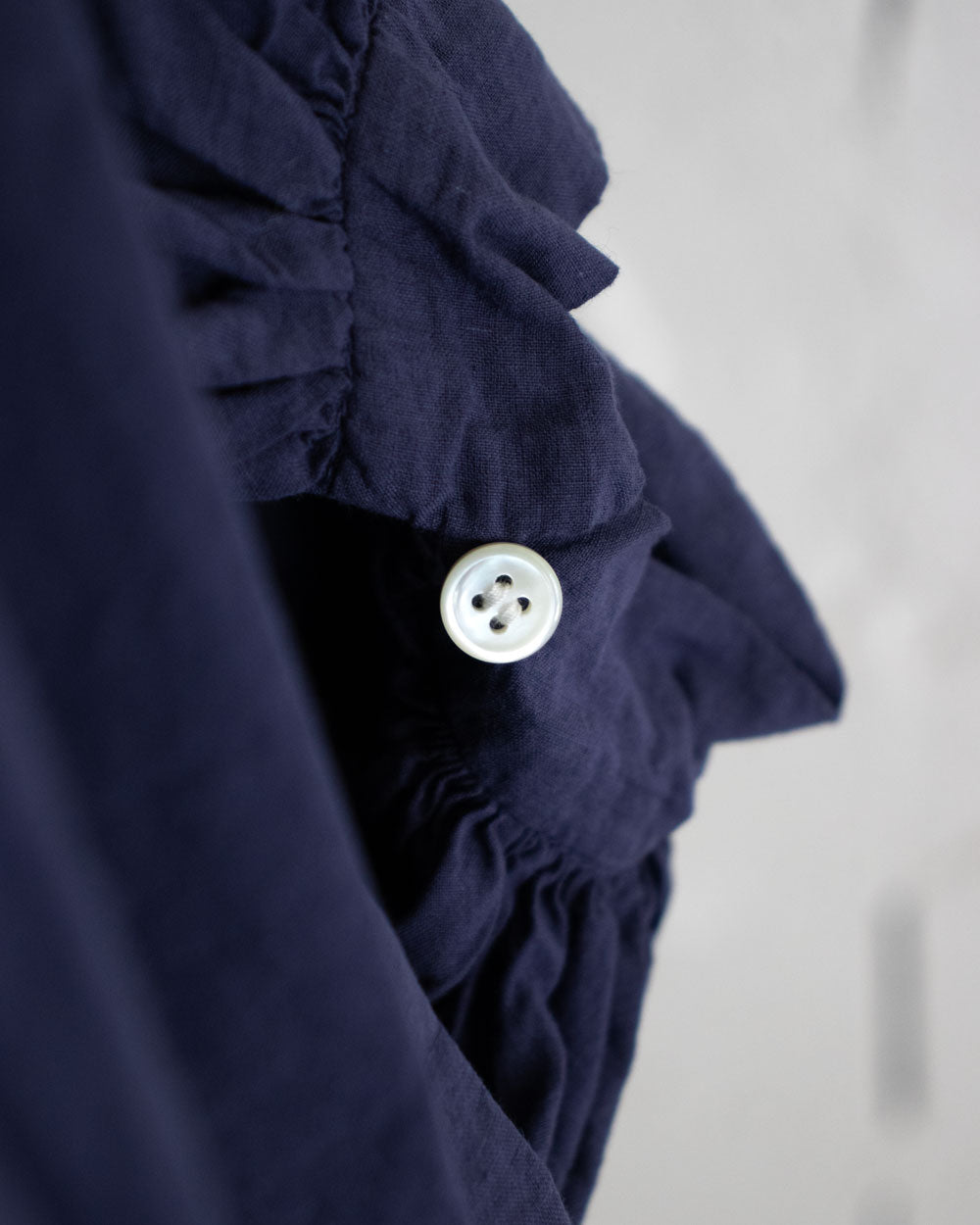 GARMENT DYE KHADI GATHER SMOCK