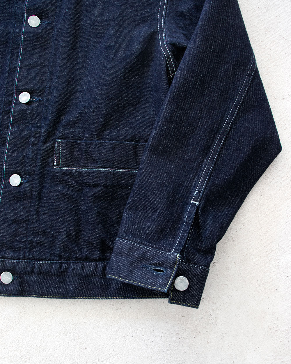HATSKI　1Pocket Denim Jacket -One Wash- 23FW002