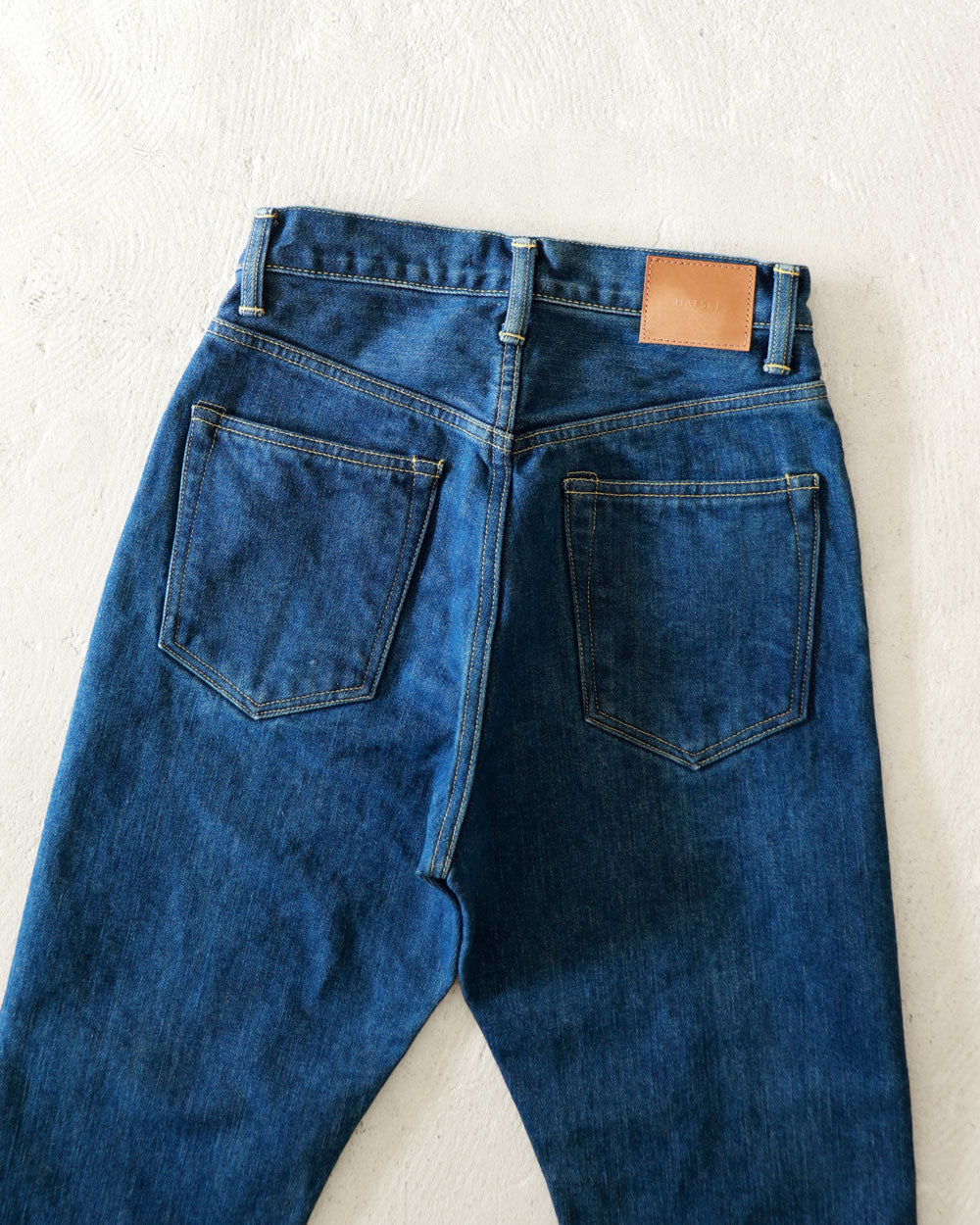 HATSKI Regular Tapered Denim -Used-Blue HTK-22002-U – csew HATSKI Regular Tapered Denim -Used-Blue HTK-22002-U – csew