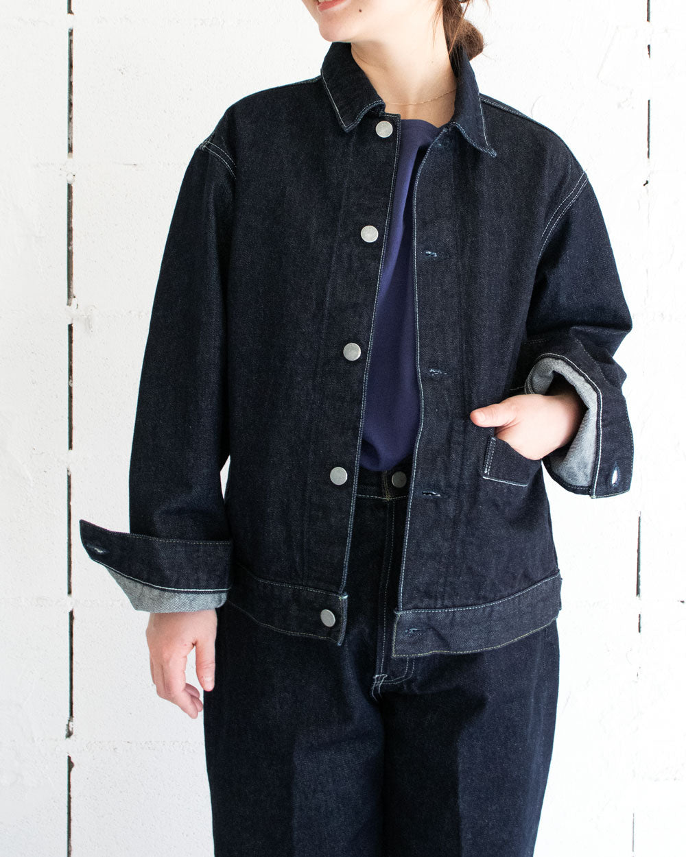 HATSKI　1Pocket Denim Jacket -One Wash- 23FW002