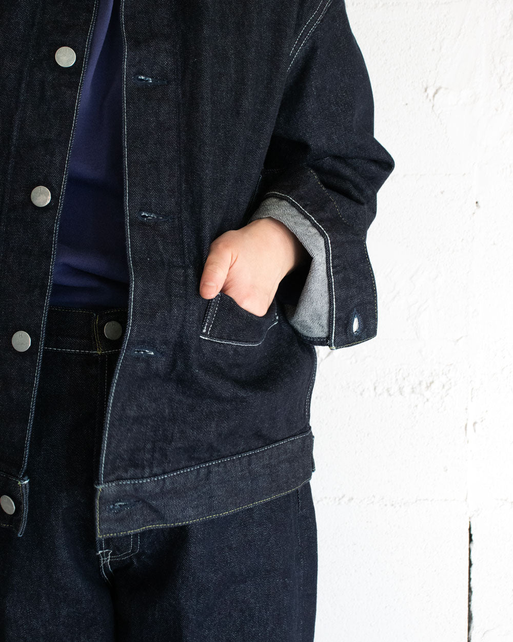 HATSKI　1Pocket Denim Jacket -One Wash- 23FW002