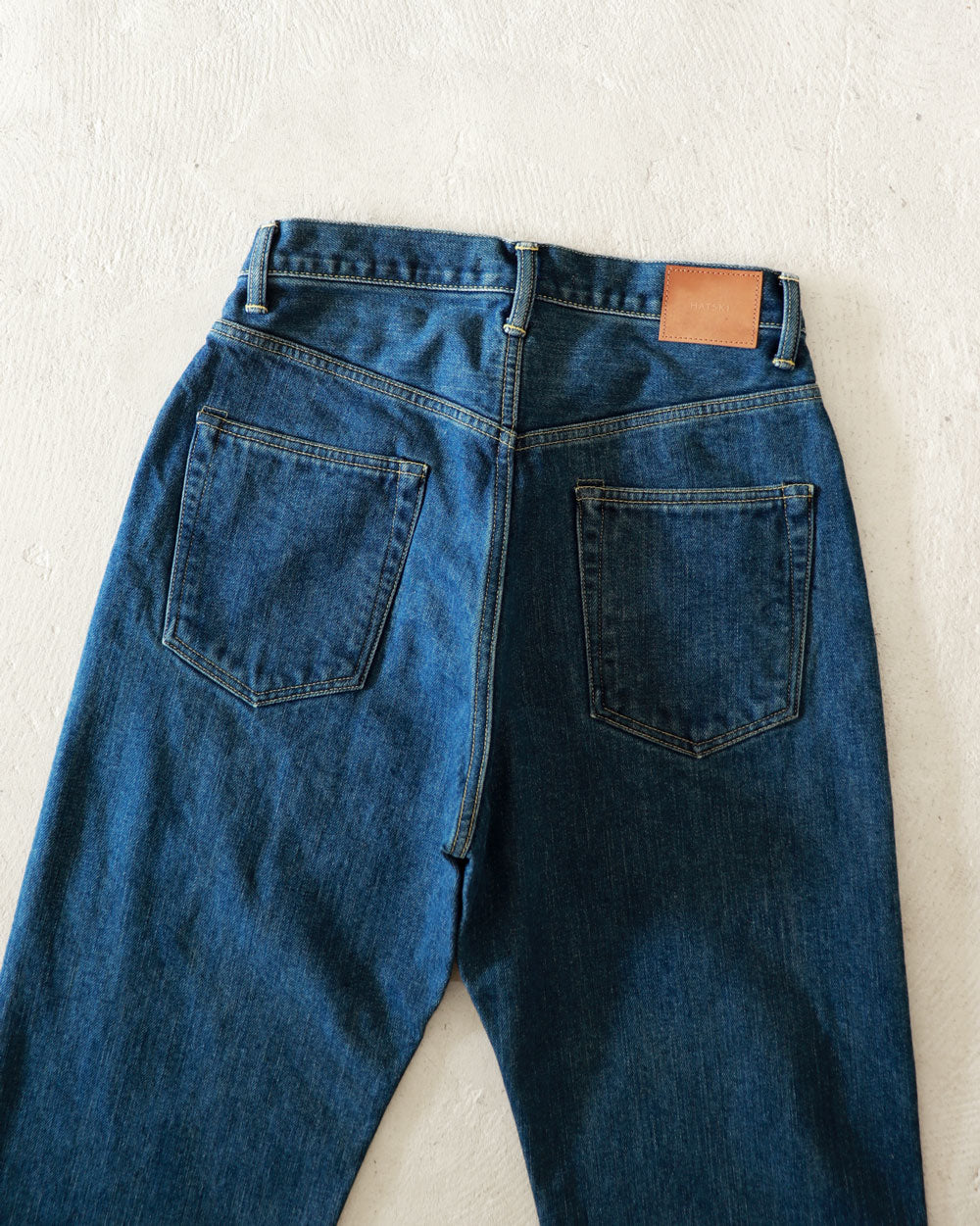 HATSKI Wide Tapered Denim -Used-Blue HTK-22003-U