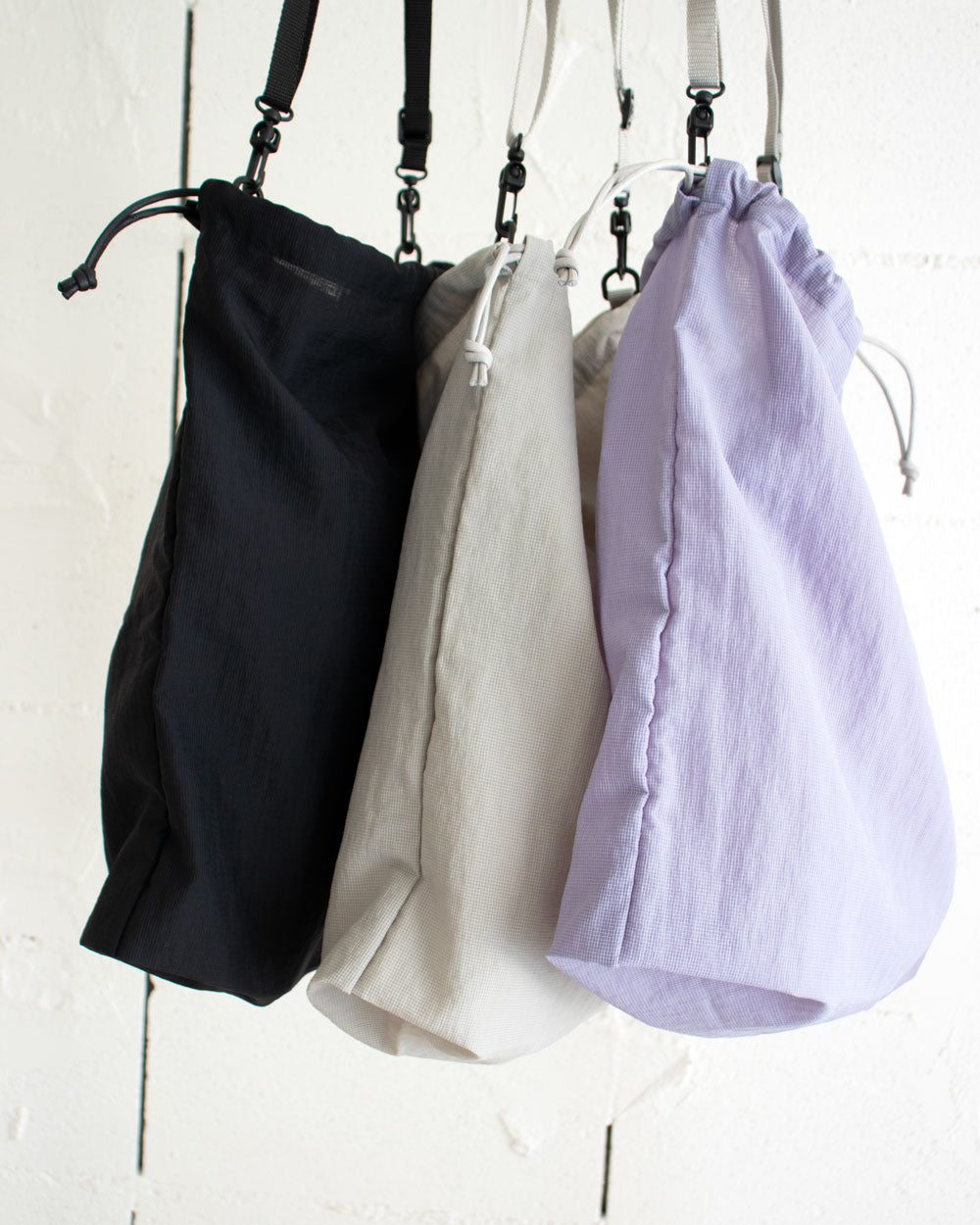 ERA. SHEER RIPSTOP FLAT KINCHAKU LARGE