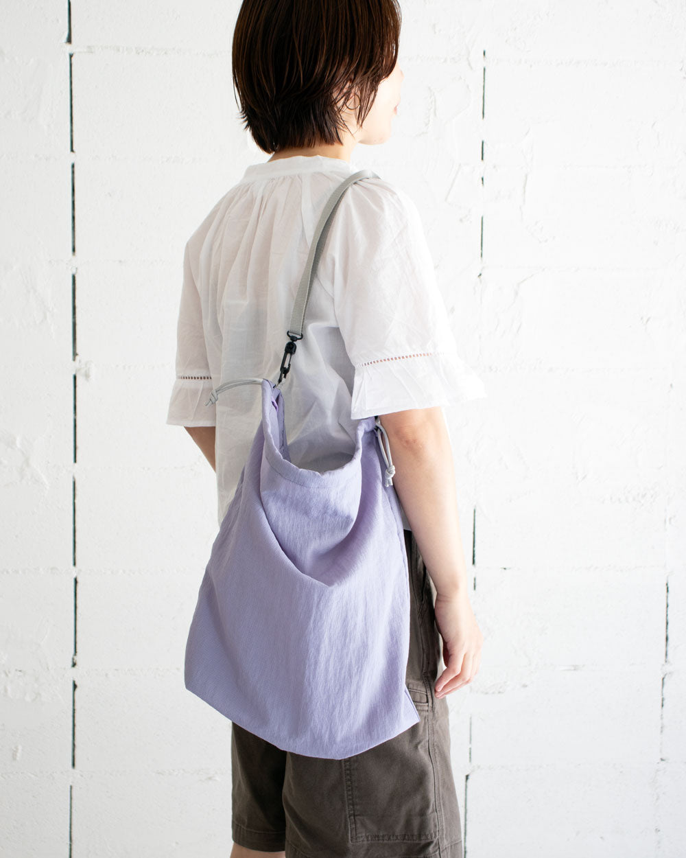 ERA. SHEER RIPSTOP FLAT KINCHAKU LARGE
