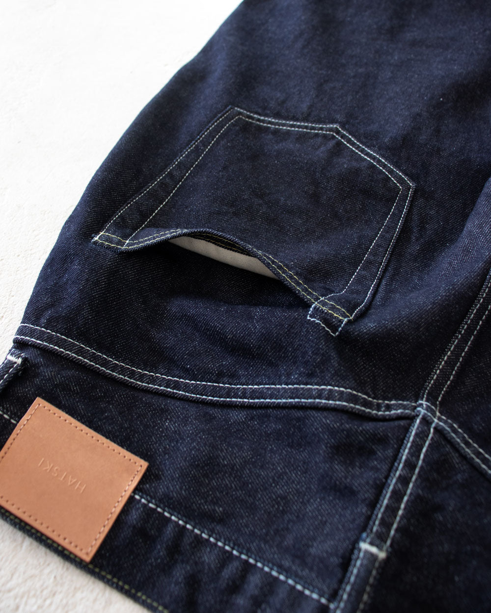HATSKI Wide Tapered Denim -One Wash- Denim03