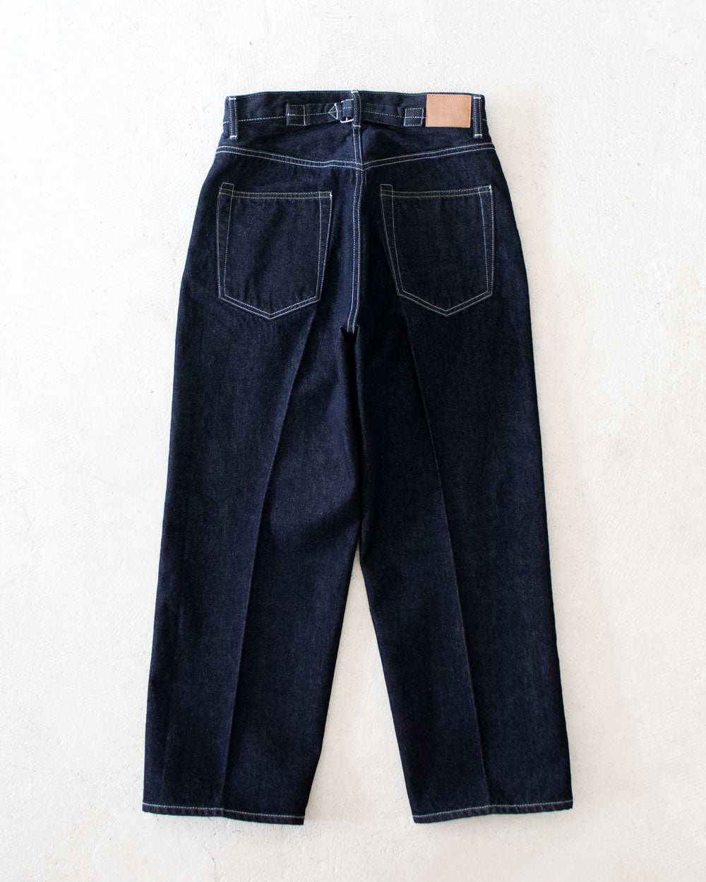 HATSKI Back Buckle Denim -One Wash- Denim05