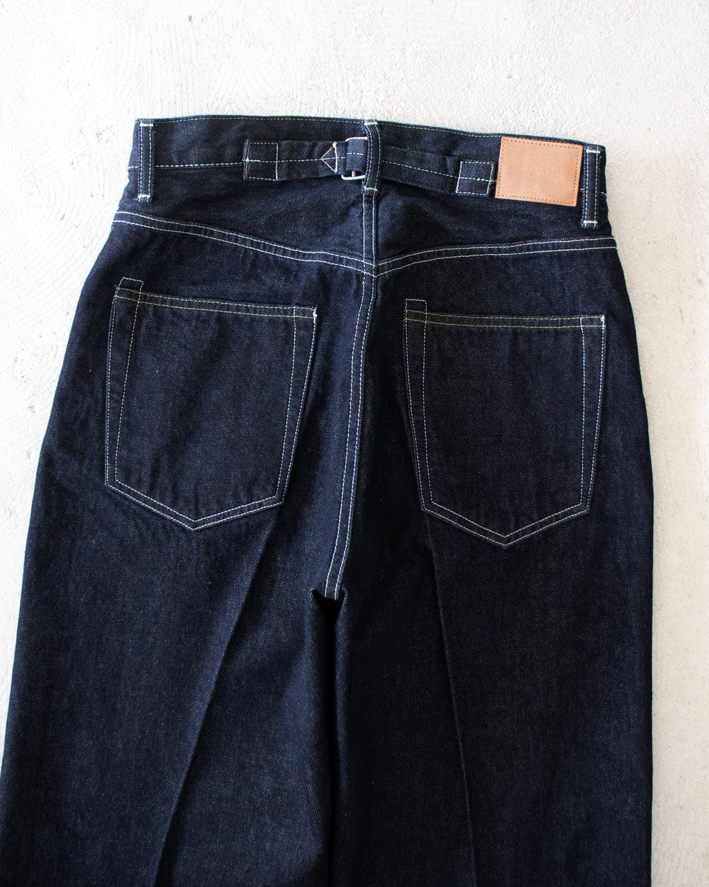 HATSKI Back Buckle Denim -One Wash- Denim05